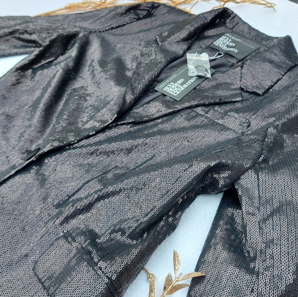 Urban Behavior Sequin Blazer Large - Picture 4 of 8
